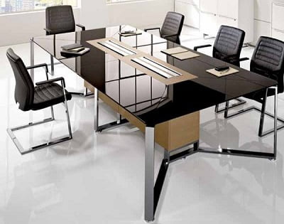 انواع میز کنفرانس شیشه